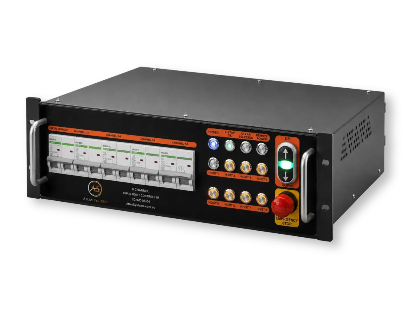Atlas Basic chain hoist controller, the fixed-speed controller TSA fits in school halls